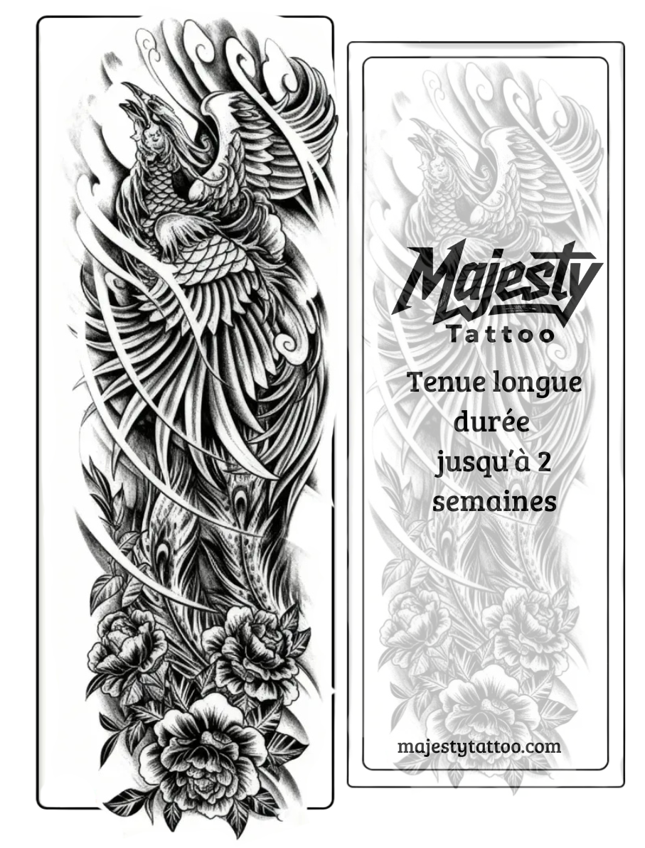 Phénix Éternel | Tatouage Bras