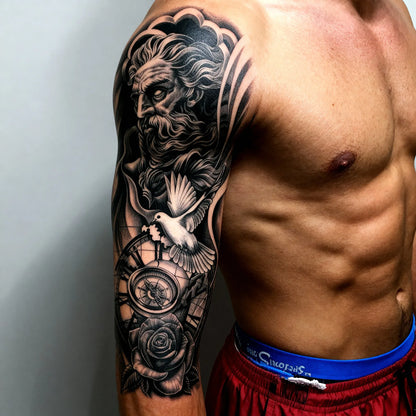 Le Maître des Âges | Tatouage Bras